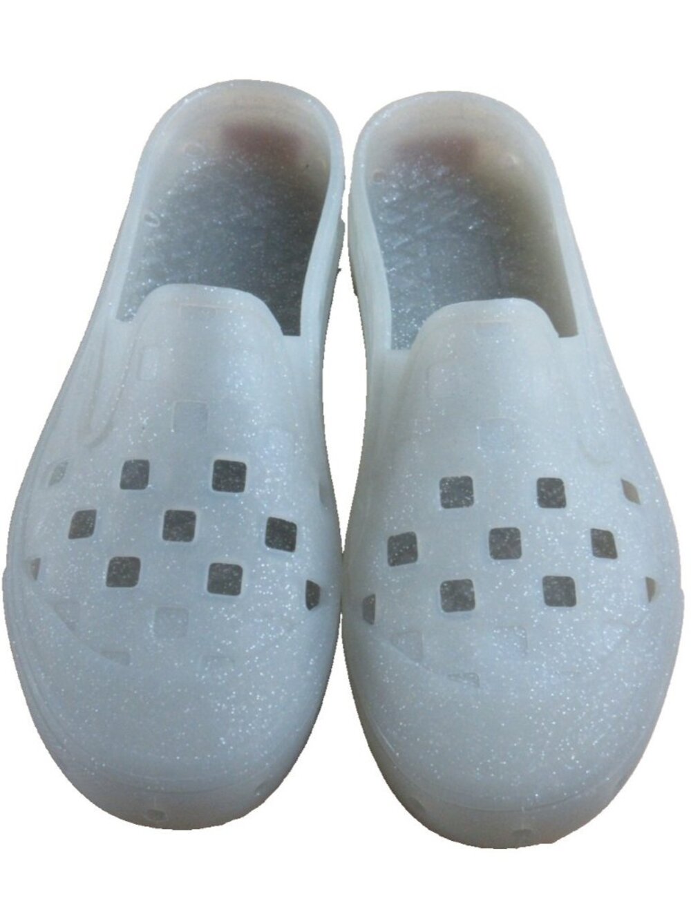 Vans Women's Slip On Mule Trek Glitter Grey Rubber Water Shoes Sizes NIB - Picture 3 of 6